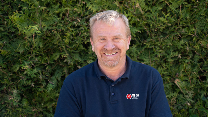 Jørn Henning hos Medø Marina